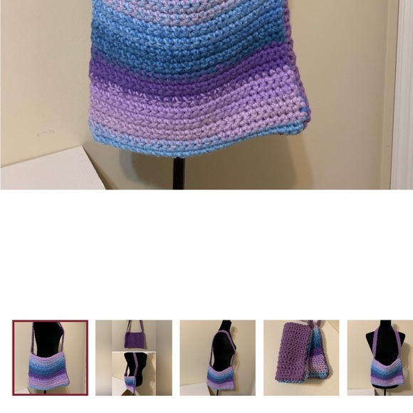 Shoulder Bag, handmade,
crochet - Picture 5 of 16